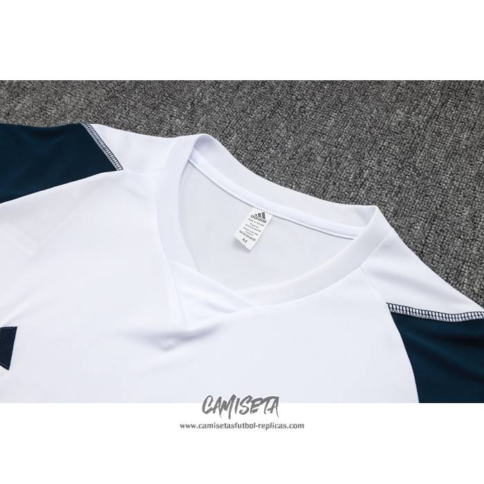 Chandal del Real Madrid 2023-2024 Manga Corta Blanco